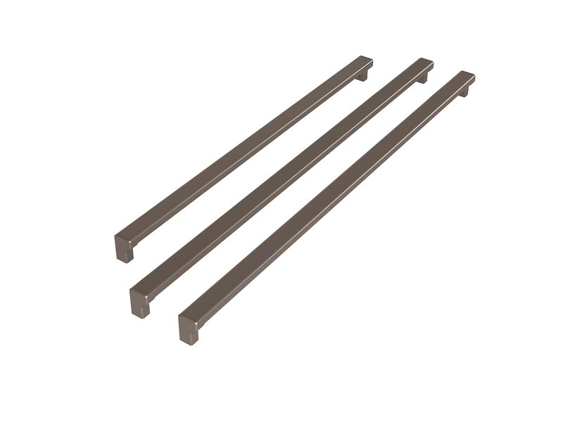 Kit de poignées en titane de la série Professional pour réfrigérateurs French Door encastrables